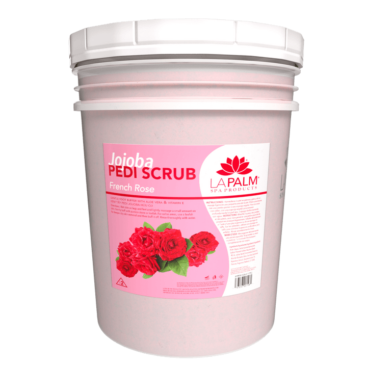 LA PALM Jojoba Pedi Scrub - French Rose