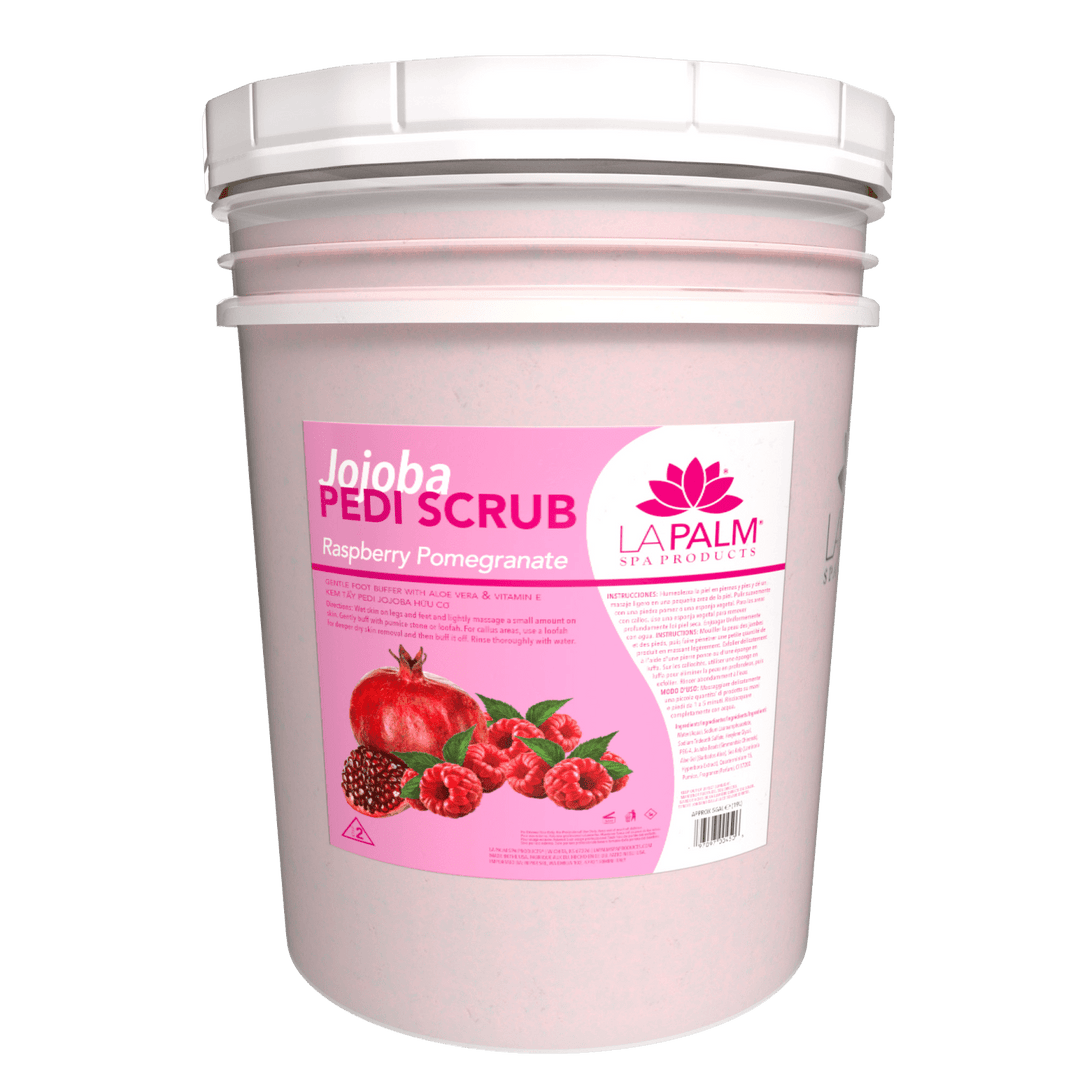 LA PALM Jojoba Pedi Scrub - Raspberry Pomegranate