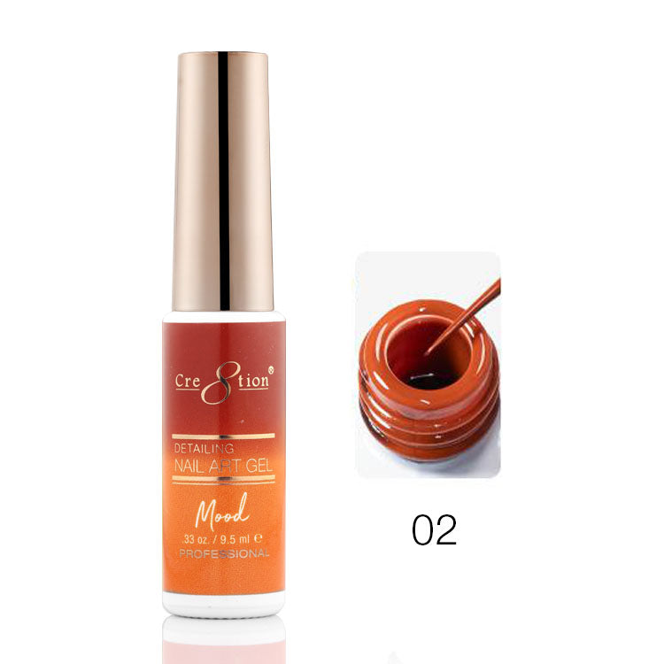 Cre8tion Mood Changing Detailing Gel 0.25oz - Full set (18 Colors)