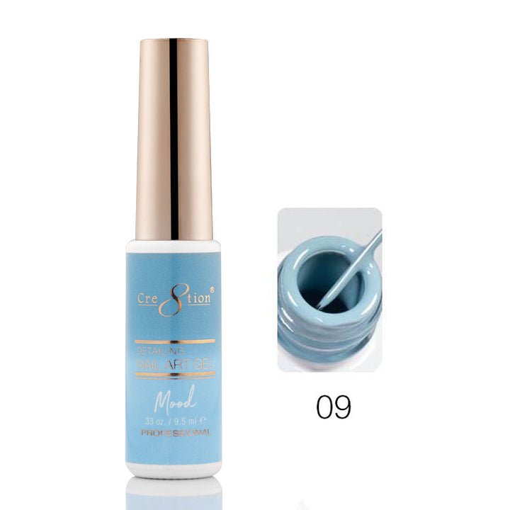 Cre8tion Mood Changing Detailing Gel 0.25oz - Full set (18 Colors)