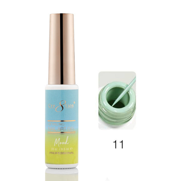 Cre8tion Mood Changing Detailing Gel 0.25oz - Full set (18 Colors)