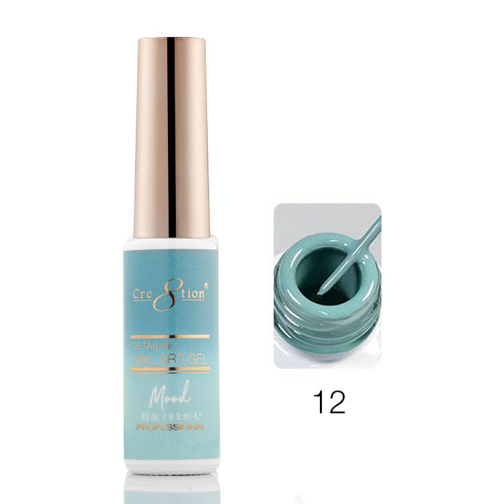 Cre8tion Mood Changing Detailing Gel 0.25oz - Full set (18 Colors)