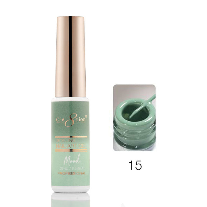 Cre8tion Mood Changing Detailing Gel 0.25oz - Full set (18 Colors)