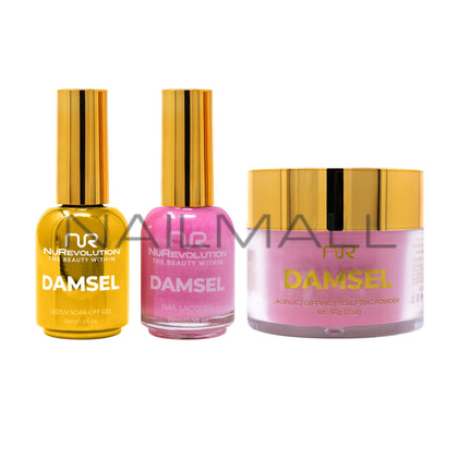 Nurevolution	Noble	4 in 1 ( Duo+Dip|Acrylic )	Pink Paradise	NDGP008