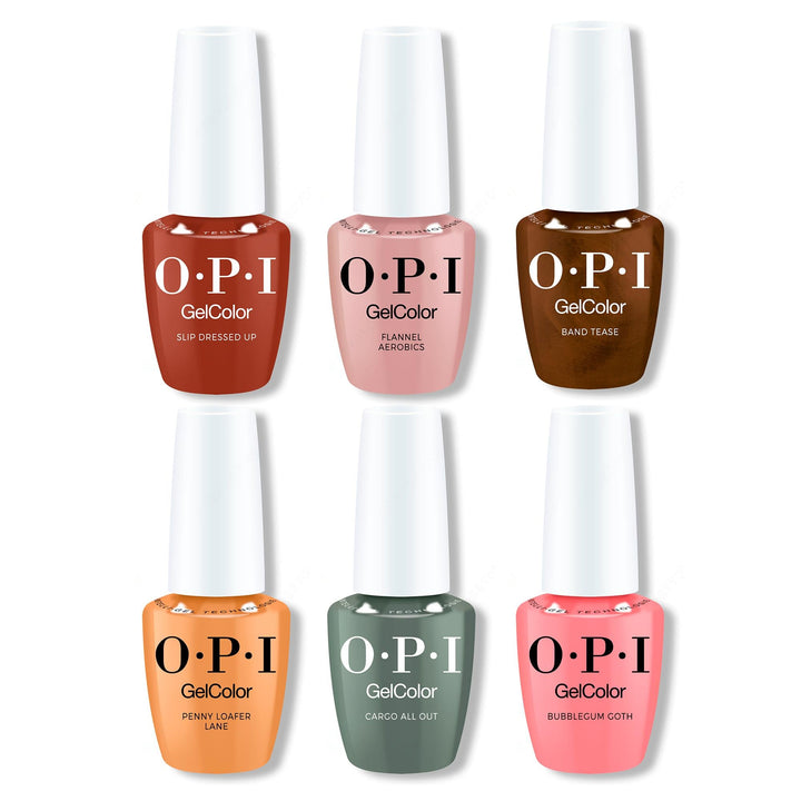 OPI GelColor Intelli-Gel Set - What's Your Mani‑tude GelColor Add-On Kit #1 Collection (6 pcs.)