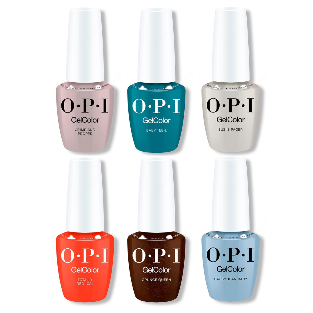 OPI GelColor Intelli-Gel Set - What's Your Mani‑tude GelColor Add-On Kit #2 Collection (6 pcs.)