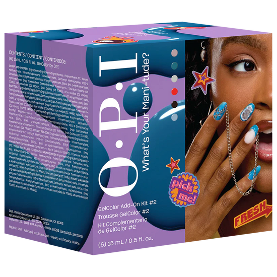 OPI GelColor Intelli-Gel Set - What's Your Mani‑tude GelColor Add-On Kit #2 Collection (6 pcs.)