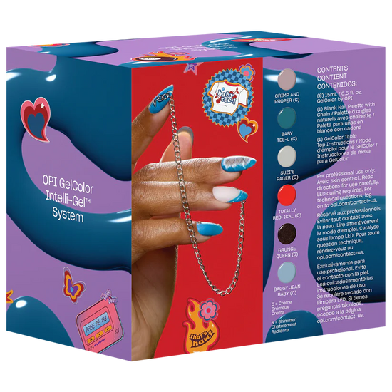 OPI GelColor Intelli-Gel Set - What's Your Mani‑tude GelColor Add-On Kit #2 Collection (6 pcs.)