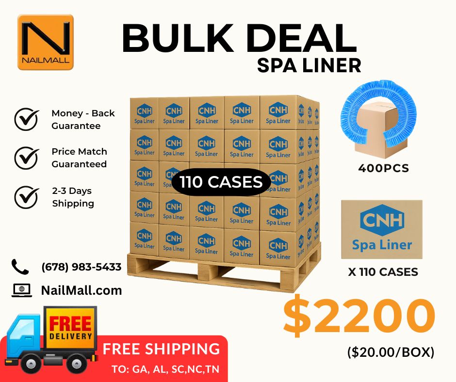 Disposable Pedicure Spa Liner – Half & Full Pallet Options (400pcs/Box)