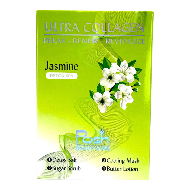 Jasmine - Posh Ultra Collagen 4-in-1 Pedicure/Manicure Kit