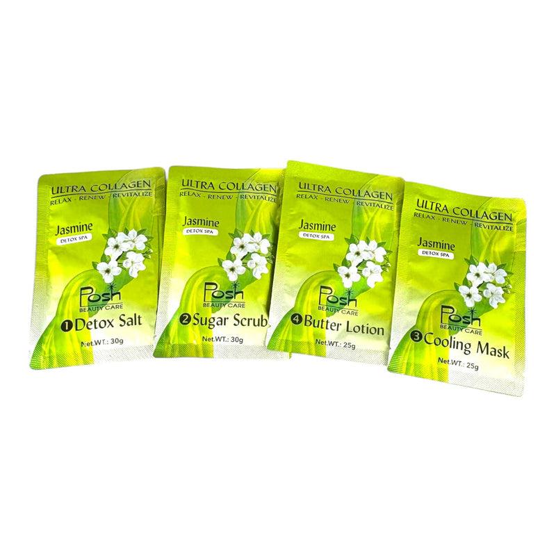 Jasmine - Posh Ultra Collagen 4-in-1 Pedicure/Manicure Kit