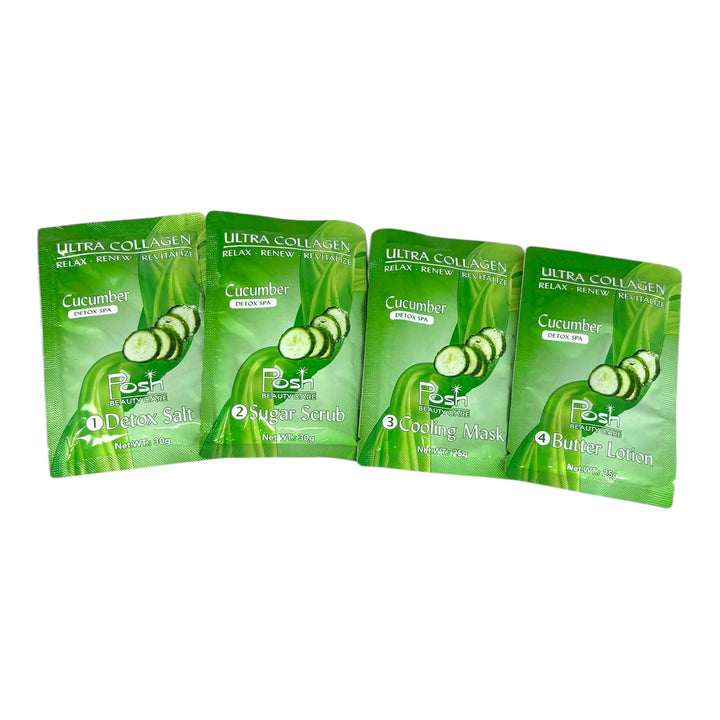 Cucumber - Posh Ultra Collagen 4-in-1 Pedicure/Manicure Kit