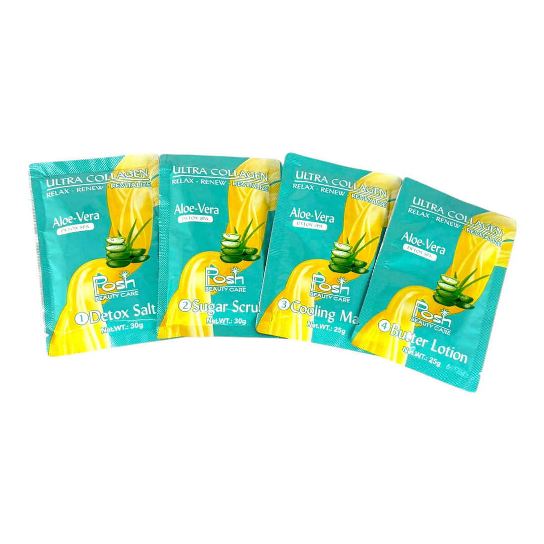 Aloe Vera - Posh Ultra Collagen 4-in-1 Pedicure/Manicure Kit