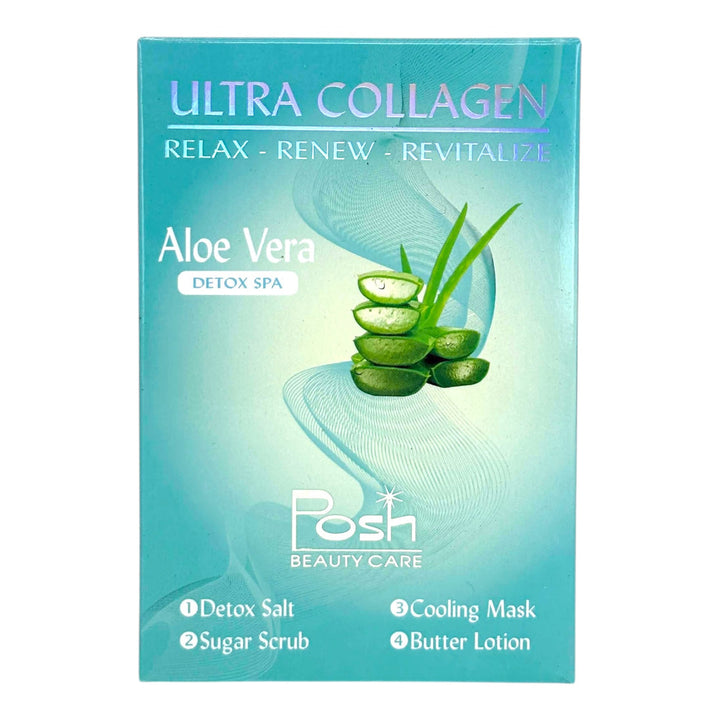Aloe Vera - Posh Ultra Collagen 4-in-1 Pedicure/Manicure Kit