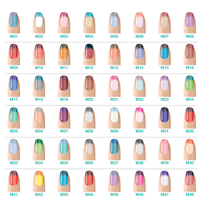 Cre8tion Mood Changing Detailing Gel 0.25oz - Full set (18 Colors)