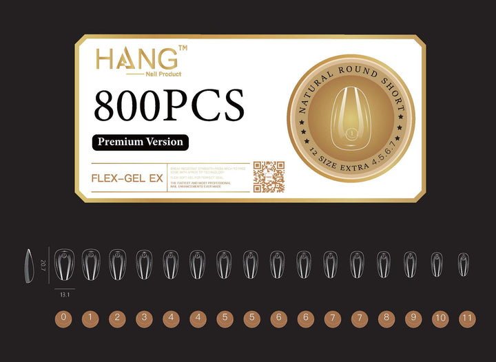 Hang Nail Products - Premium Flex-Gel Ex (Natural Round)