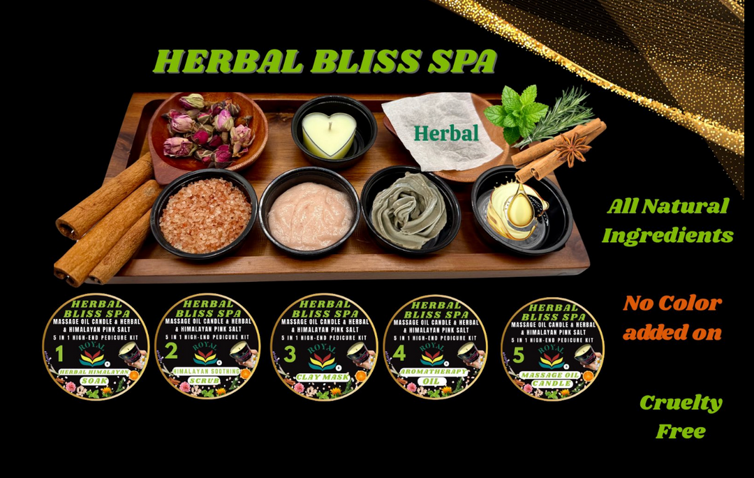 Royal 5-in-1 Foot Therapy Pedicure Kit – Royal Signature | Herbal Bliss