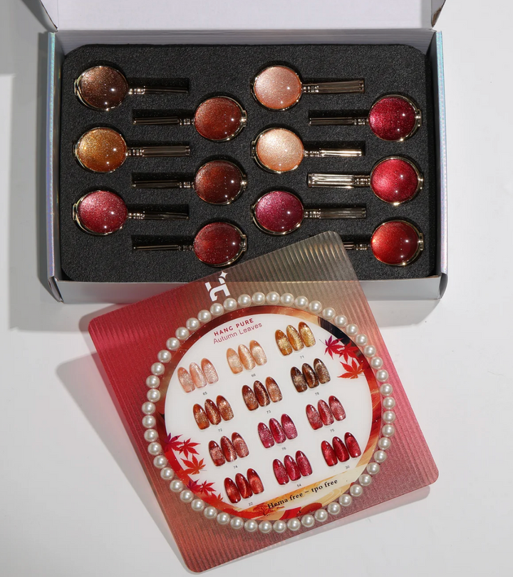 Hang Nail Product Autumn Leaves Fall Collection - 12 Colors