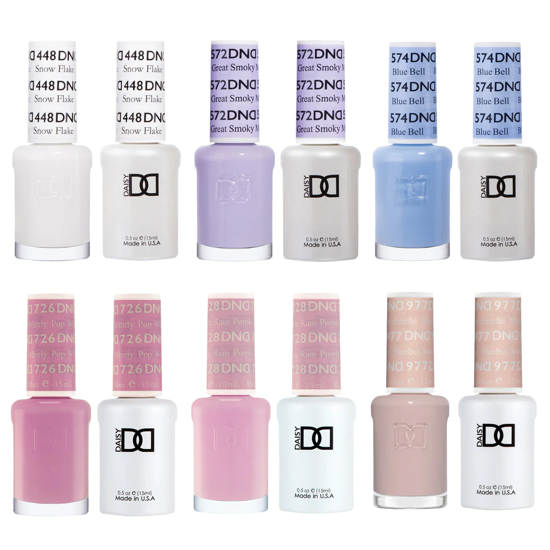 DND Gel & Polish 6pc Bundle - Soft Girl Colors Collection Special