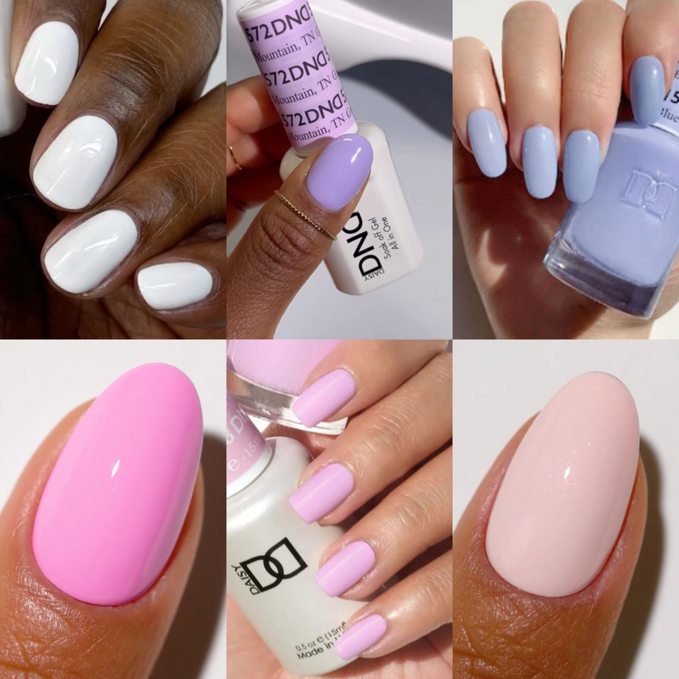 DND Gel & Polish 6pc Bundle - Soft Girl Colors Collection Special
