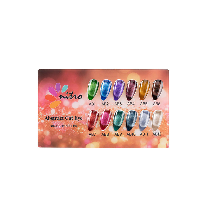 Nitro Abstract Cat Eye Gel Collection - 12 Colors