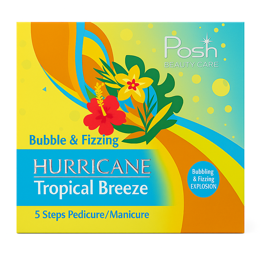 Tropical Breeze - Posh Hurricane 5-in-1 Pedicure/Manicure Kit