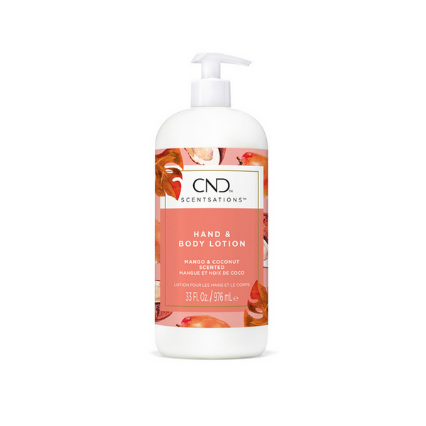 CND Scentsations Hand & Body Lotion 33oz | Lavender & Jojoba, Mango & Coconut & Tangerine & Lemongrass