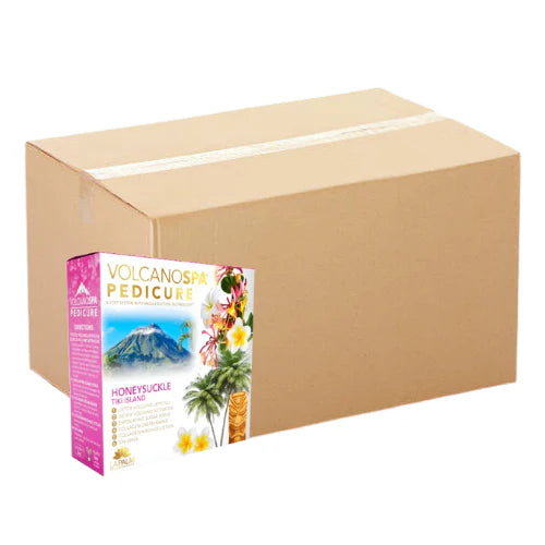 La Palm Volcano Spa 6 in 1 Pedicure Kit with Spa Liner - Tiki Island - Honeysuckle