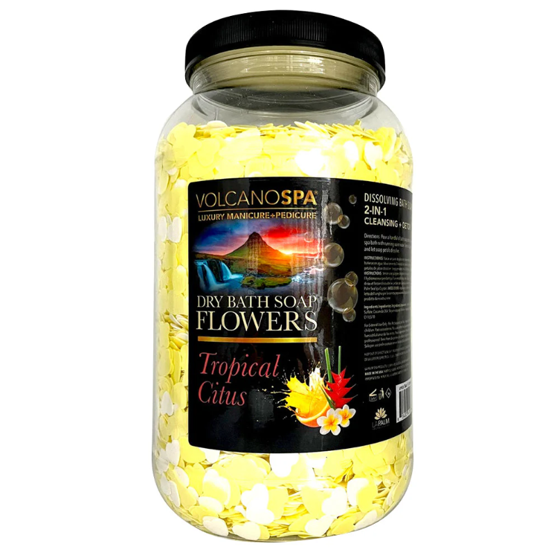 La Palm Spa Dry Bath Soap Flowers - Tropical Citrus (1 Gal)