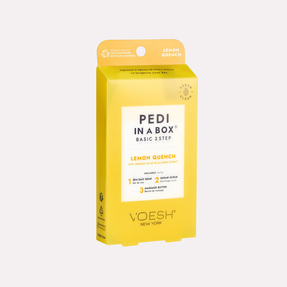 Voesh Pedi in a Box 3 Step | Disposable Spa Pedicure Kit