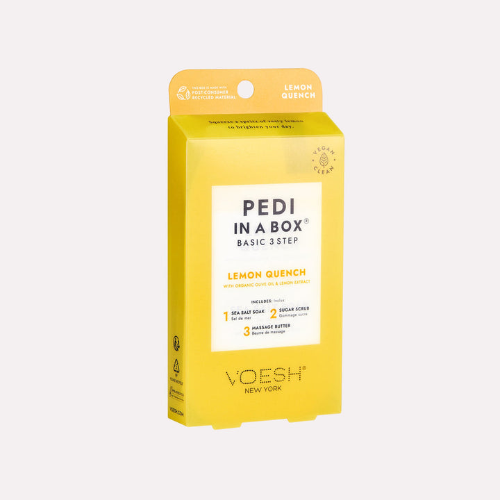 Voesh Pedi in a Box 3 Step | Disposable Spa Pedicure Kit