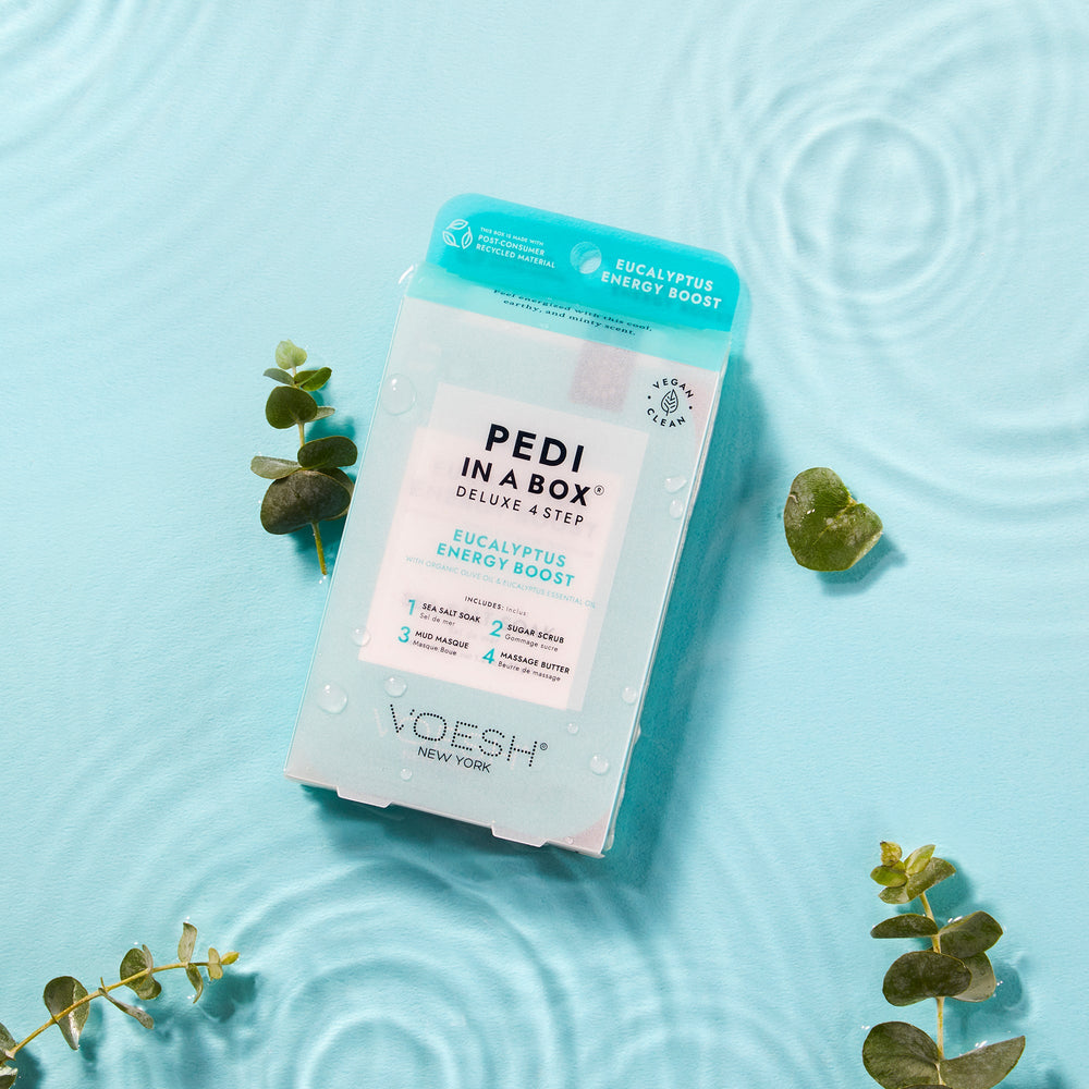 Voesh Pedi in a Box 4 Step | Disposable Spa Pedicure Kit