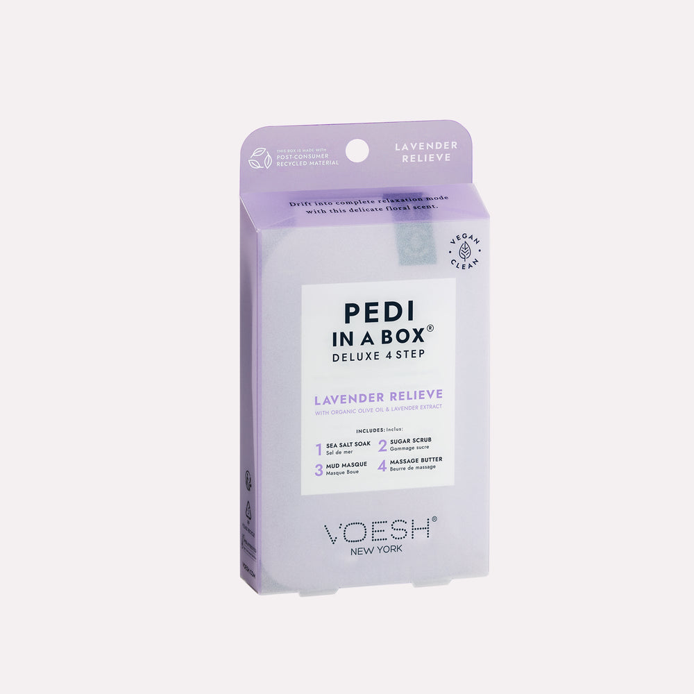 Voesh Pedi in a Box 4 Step | Disposable Spa Pedicure Kit
