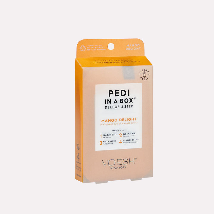 Voesh Pedi in a Box 4 Step | Disposable Spa Pedicure Kit