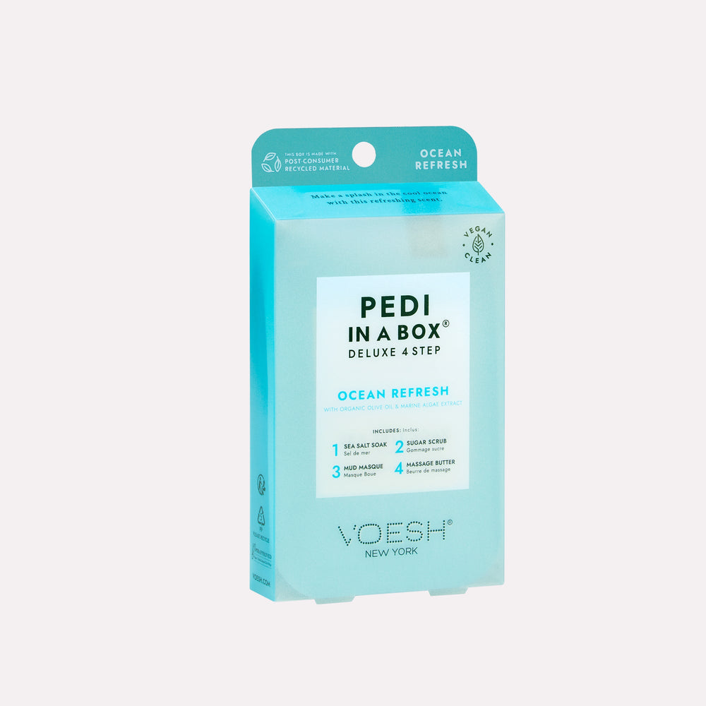 Voesh Pedi in a Box 4 Step | Disposable Spa Pedicure Kit