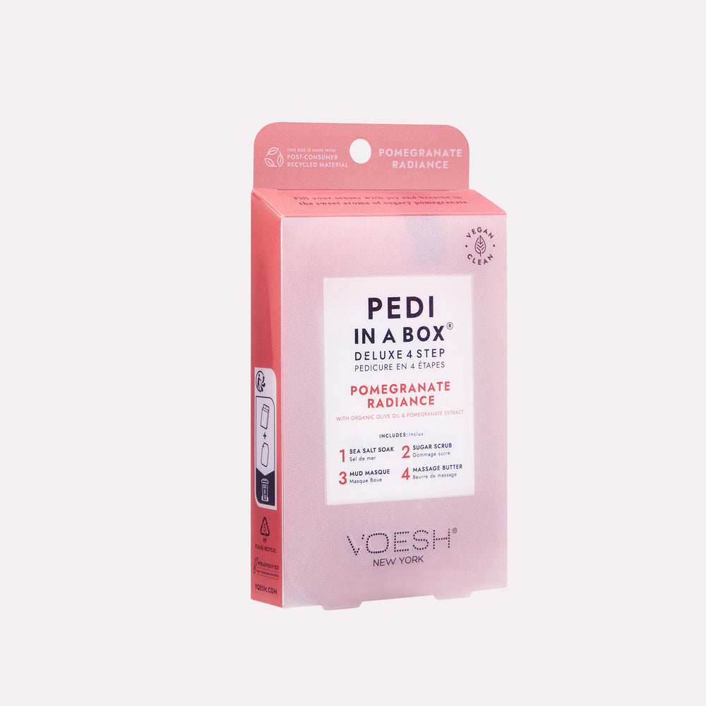 Voesh Pedi in a Box 4 Step | Disposable Spa Pedicure Kit