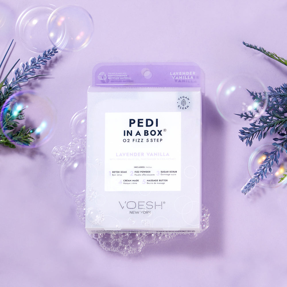 Voesh Pedi in a Box 5 Step | Disposable Spa Pedicure Kit