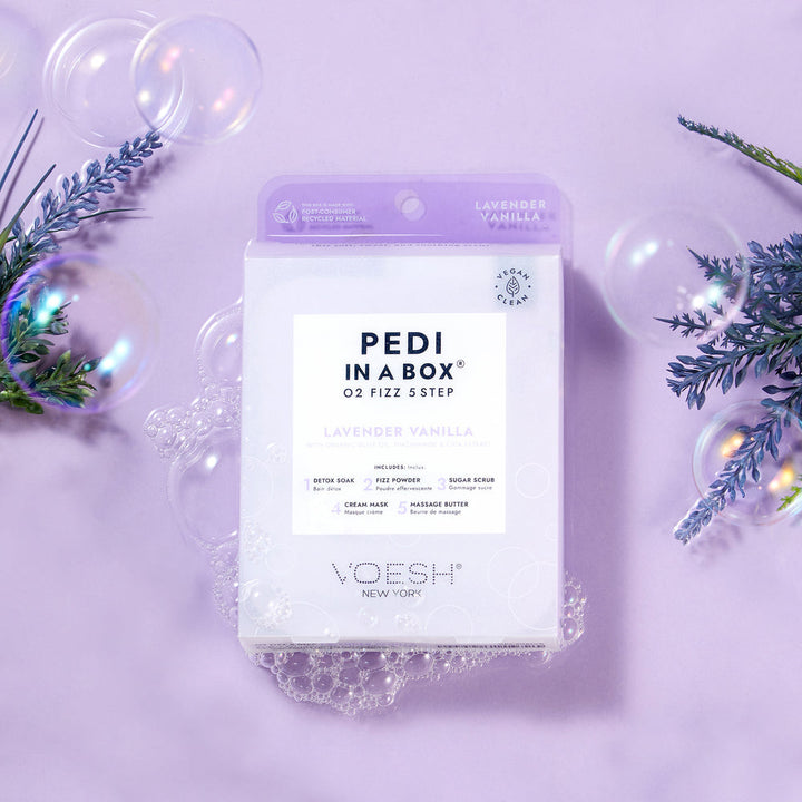 Voesh Pedi in a Box 5 Step | Disposable Spa Pedicure Kit