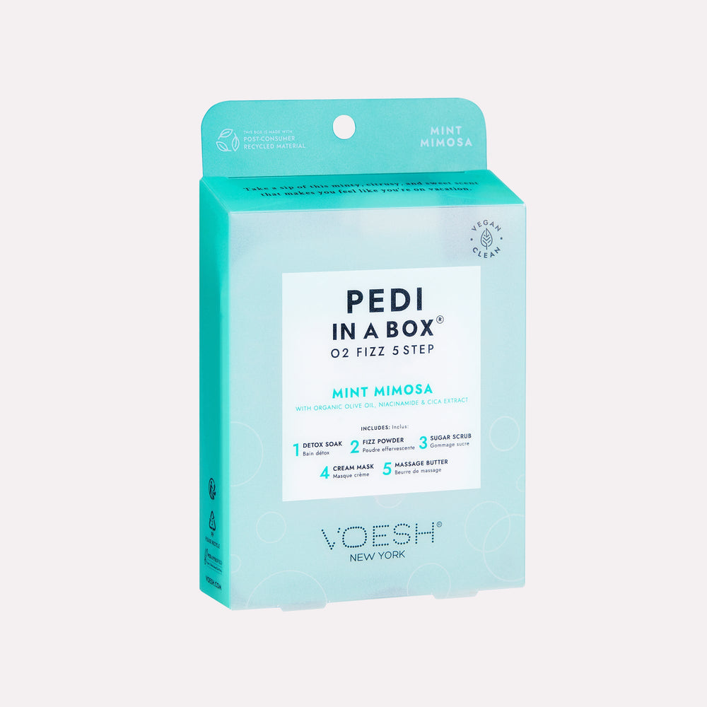 Voesh Pedi in a Box 5 Step | Disposable Spa Pedicure Kit