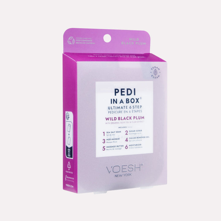 Voesh Pedi in a Box 6 Step | Disposable Spa Pedicure Kit
