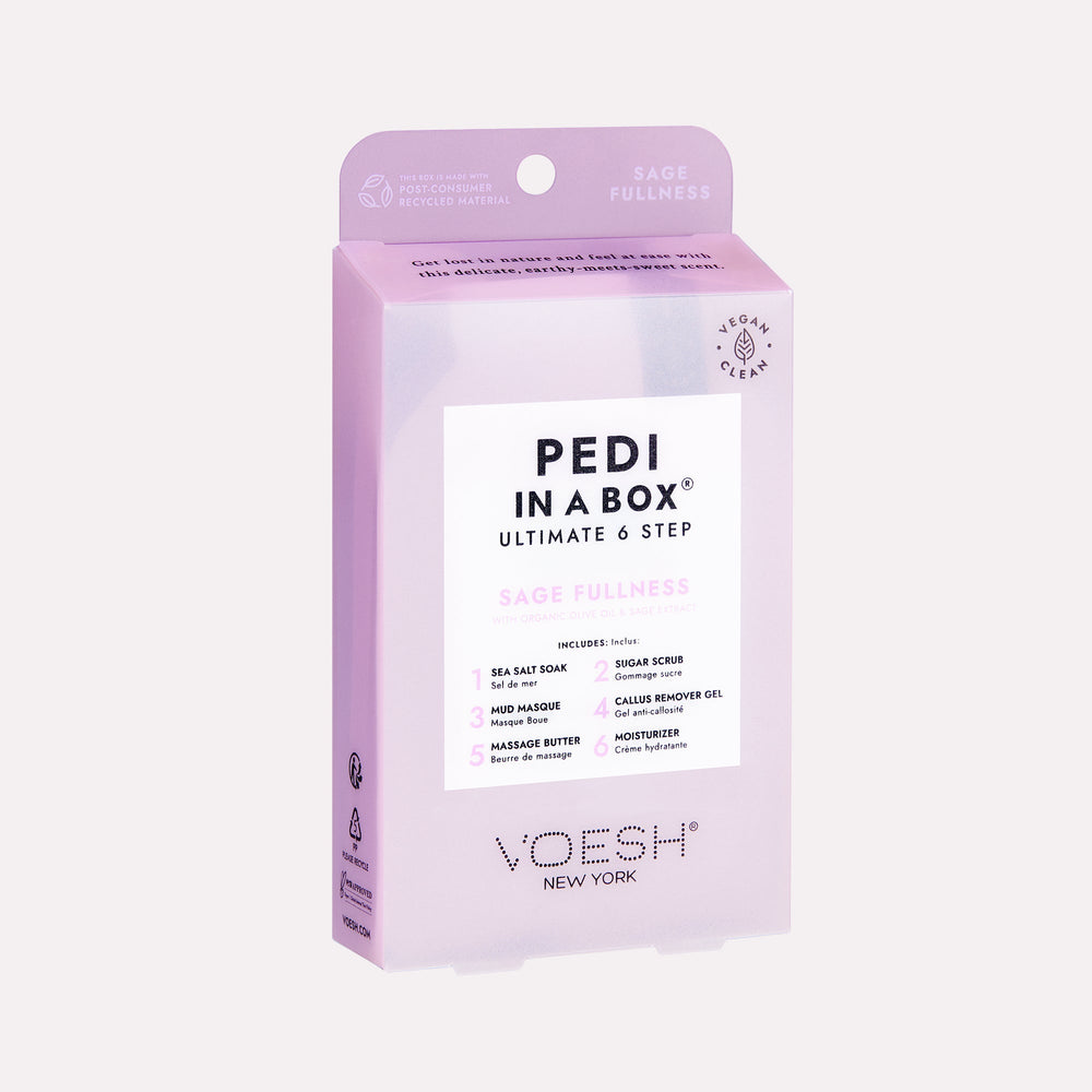 Voesh Pedi in a Box 6 Step | Disposable Spa Pedicure Kit