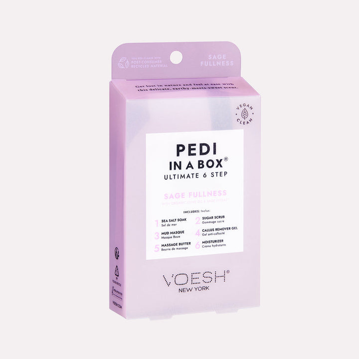 Voesh Pedi in a Box 6 Step | Disposable Spa Pedicure Kit