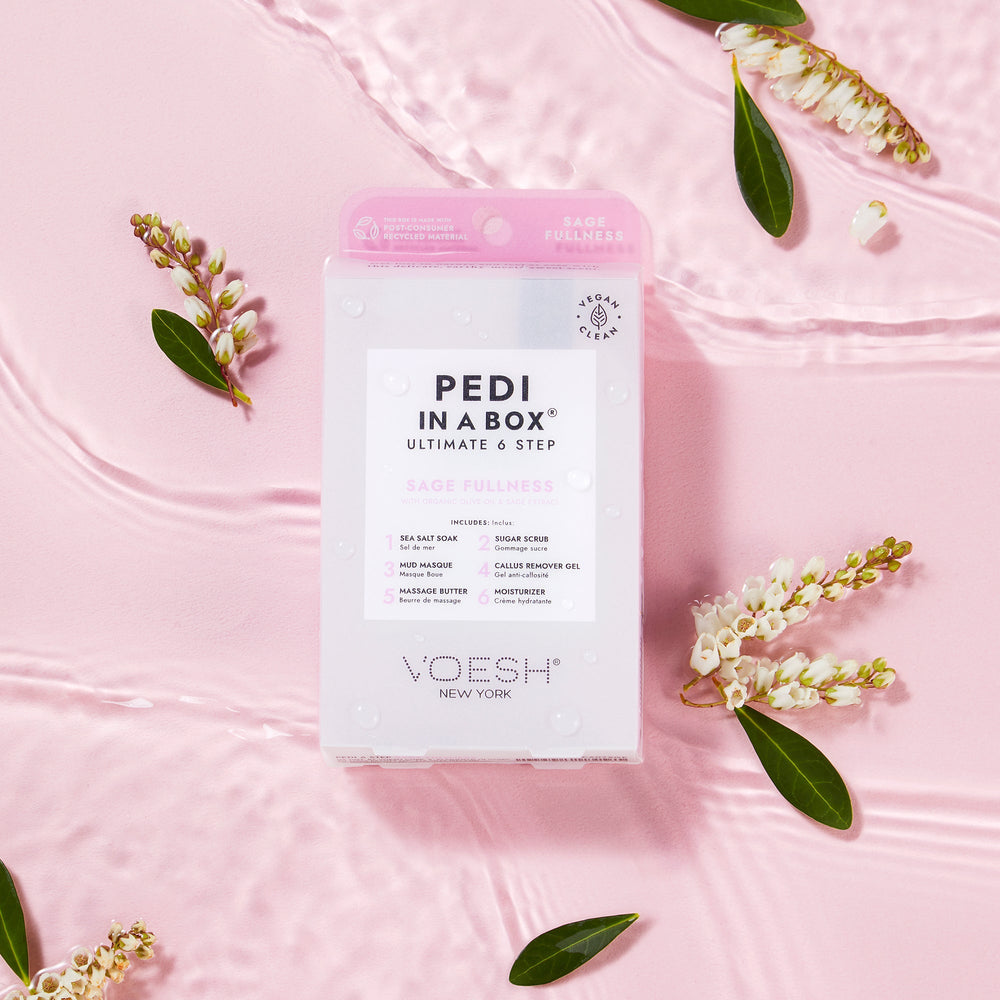 Voesh Pedi in a Box 6 Step | Disposable Spa Pedicure Kit