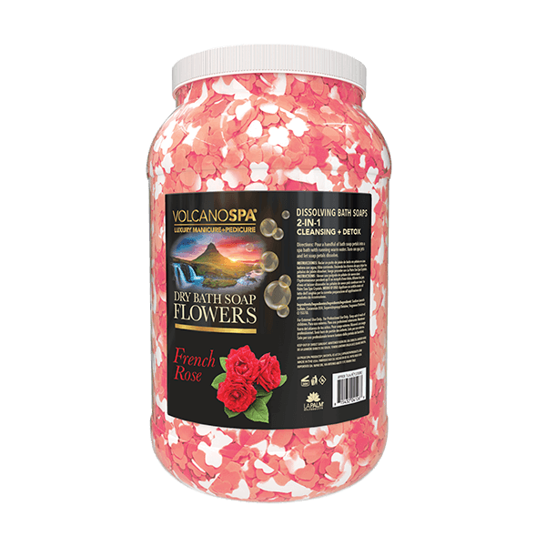 La Palm Spa Dry Bath Soap Flowers - French Rose (1 Gal)