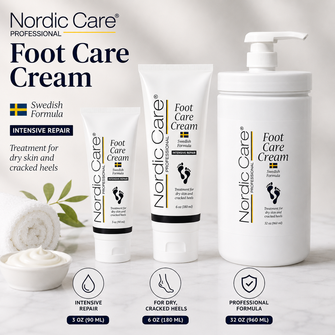 Nordic Care Foot Cream | Deep Moisturizing Foot Cream – 3oz, 6oz & 32oz