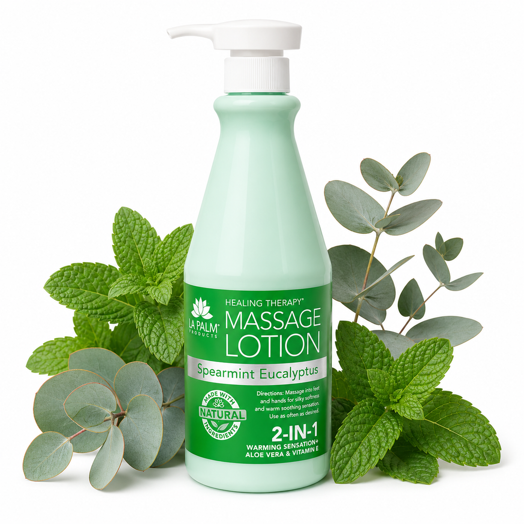 La Palm 2-in-1 Massage Lotion with Collagen | Salon & Spa Formula