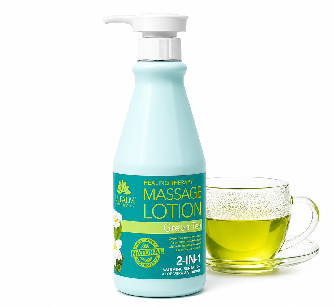 La Palm 2-in-1 Massage Lotion with Collagen | Salon & Spa Formula