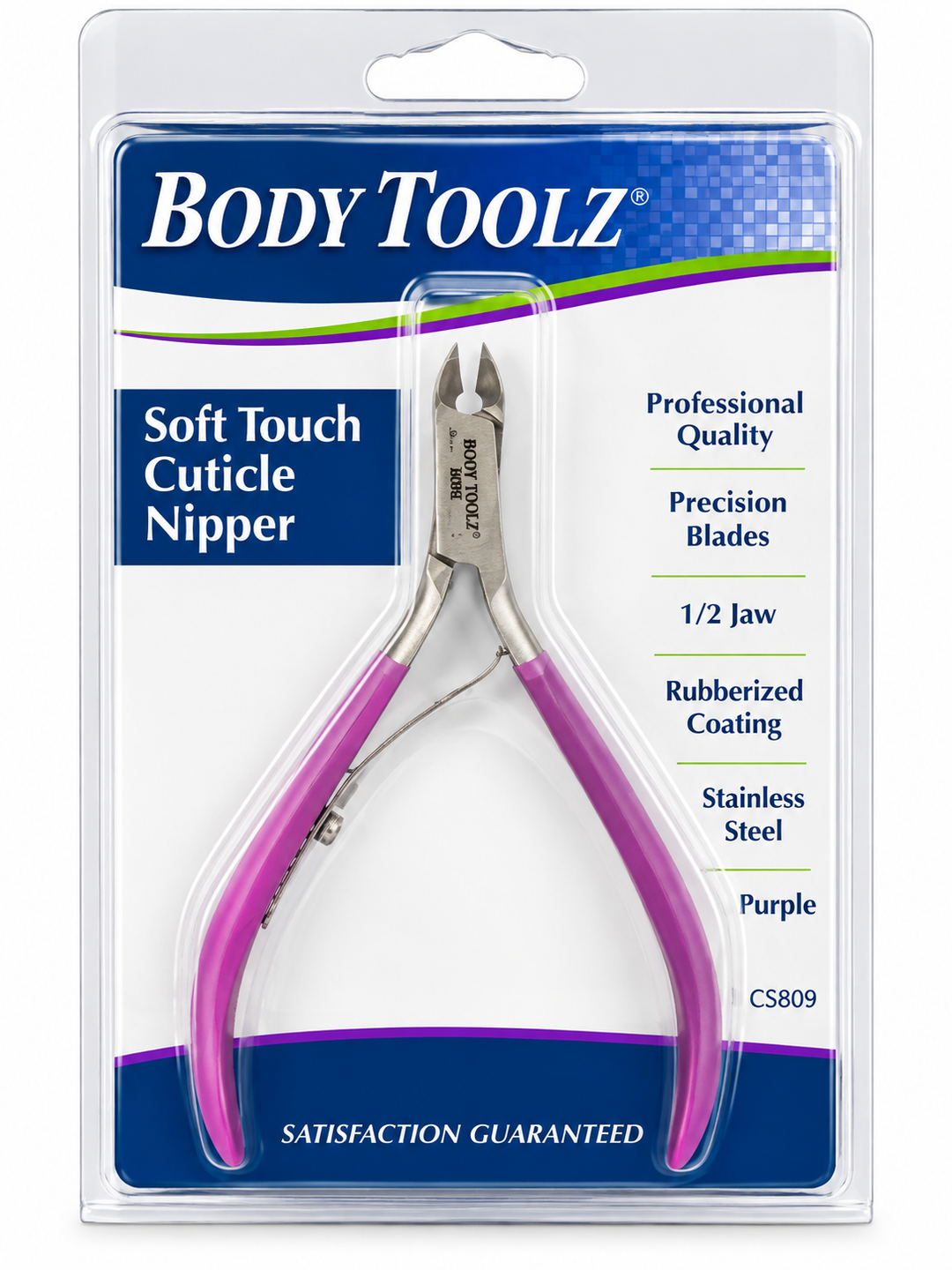 Body Toolz Soft Touch Cuticle Rubberize Nipper 1/2 Jaw #8092