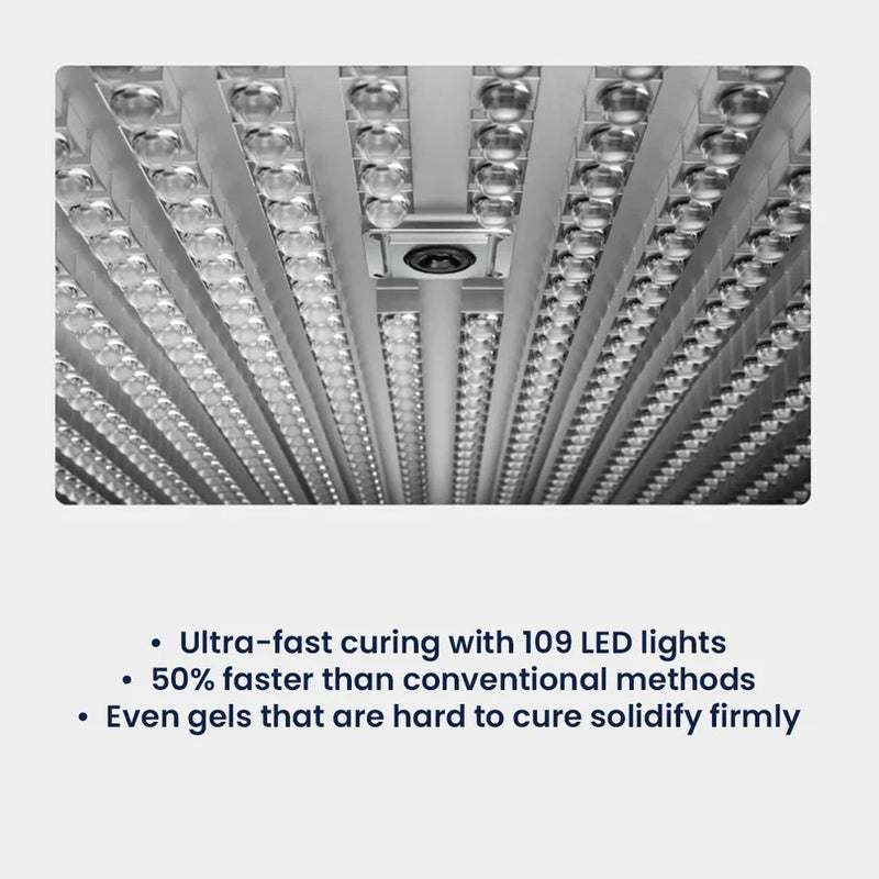 O NAIL AI UV Lamp – ONAIL Smart LED Nail Lamp with 109 LEDs & Battery Option