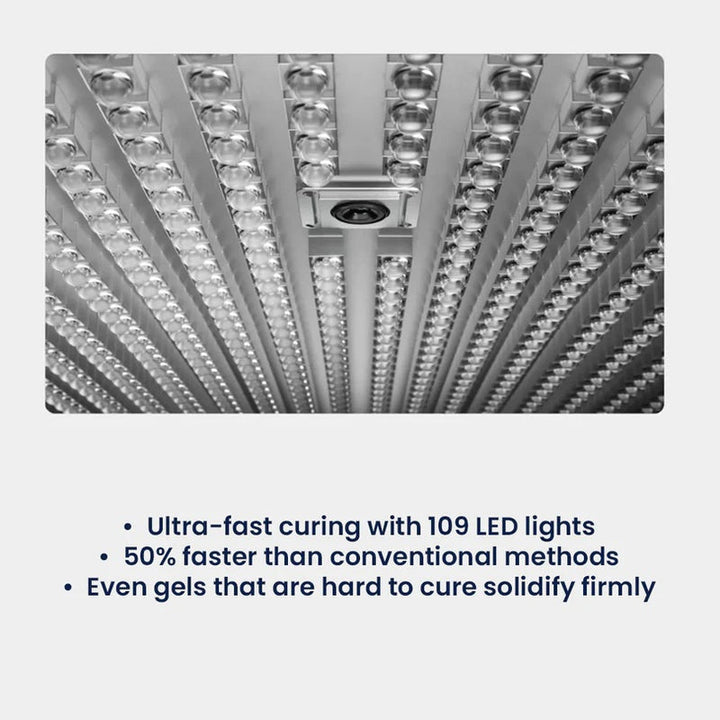 O NAIL AI UV Lamp – ONAIL Smart LED Nail Lamp with 109 LEDs & Battery Option